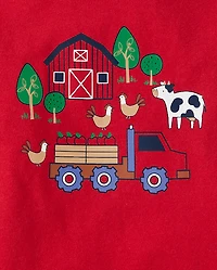 Baby And Toddler Boys Farm Top 3-Pack