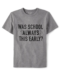 Boys School Early Graphic Tee