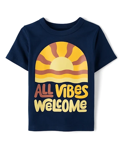 Baby And Toddler Boys All Vibes Graphic Tee