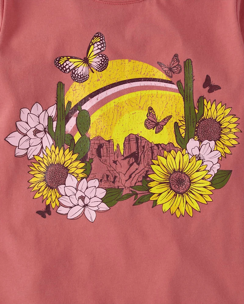 Girls Desert Graphic Tee