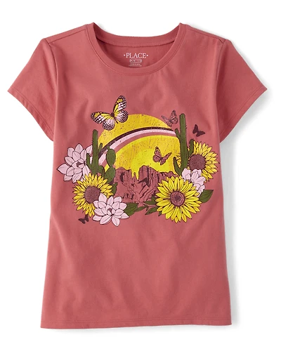 Girls Desert Graphic Tee