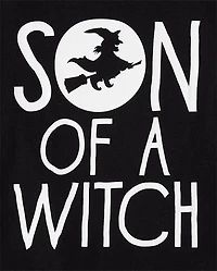 Baby And Toddler Boys Glow Son Of A Witch Graphic Tee