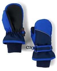Toddler Boys Colorblock Ski Mittens