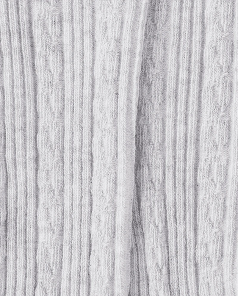 Baby And Toddler Girls Cable Knit Tights 2-Pack