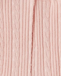 Baby And Toddler Girls Cable Knit Tights 2-Pack