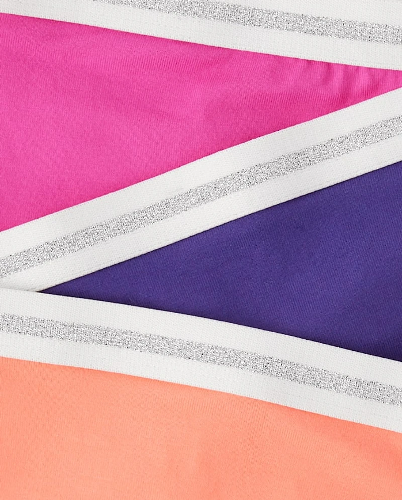 Girls Paint Splatter Girl Short Underwear 7-Pack