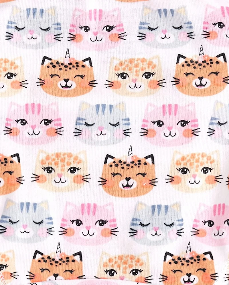 Toddler Girls Cat Underwear 7-Pack