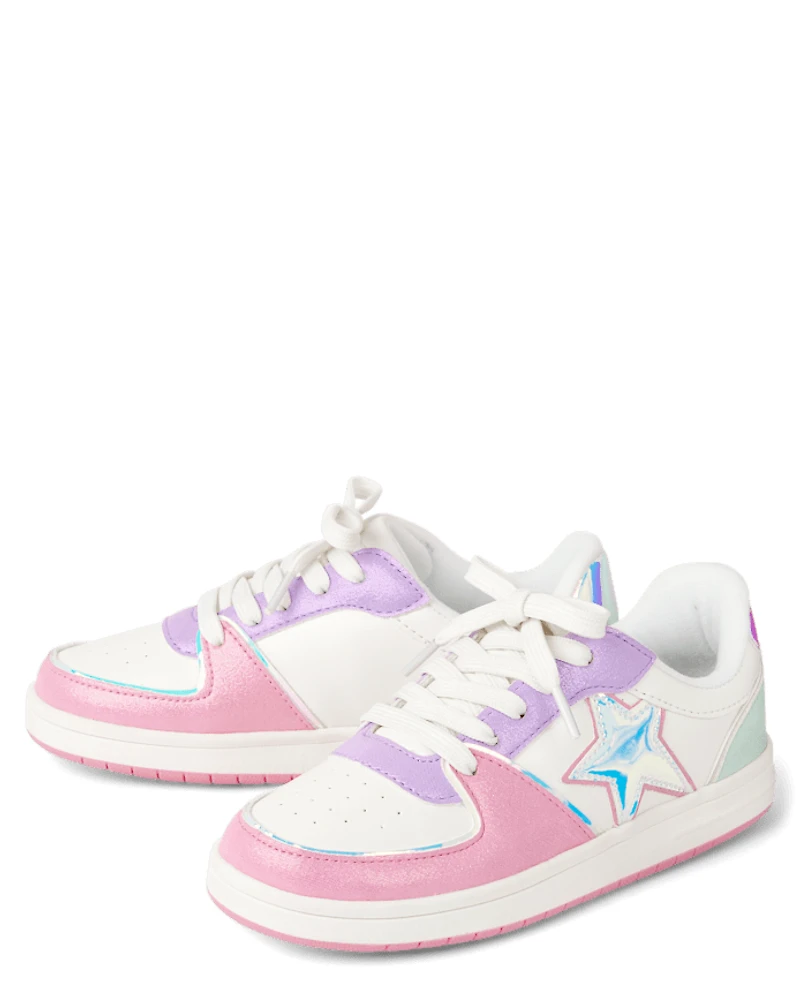 Baskets basses à blocs de couleur Star pour filles