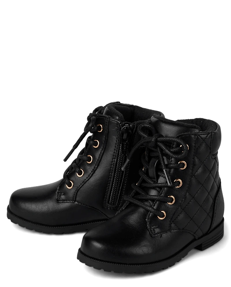 tout-petit, fille Bottine matelassée