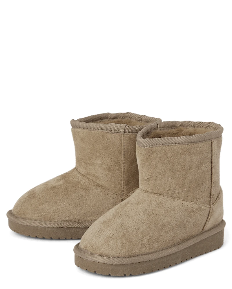 Toddler Girls Mid Teddy Boots
