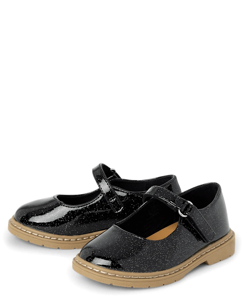 Toddler Girls Shimmer Mary Jane Shoes