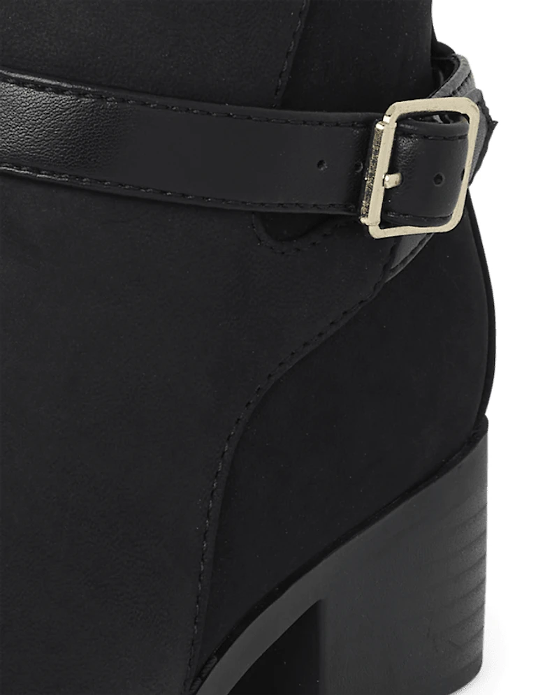Girls Buckle Booties