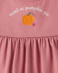Baby Girls Pumpkin Pie Jumpsuit