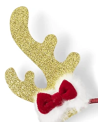 Girls Glitter Antler Headband