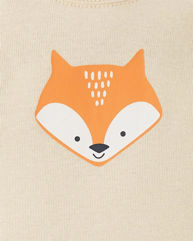 Baby Animal Bodysuit 4-Pack