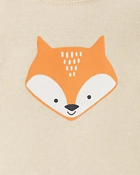 Baby Animal Bodysuit 4-Pack