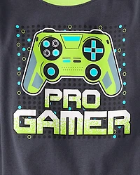 Boys Pro Gamer Snug Fit Cotton Pajamas