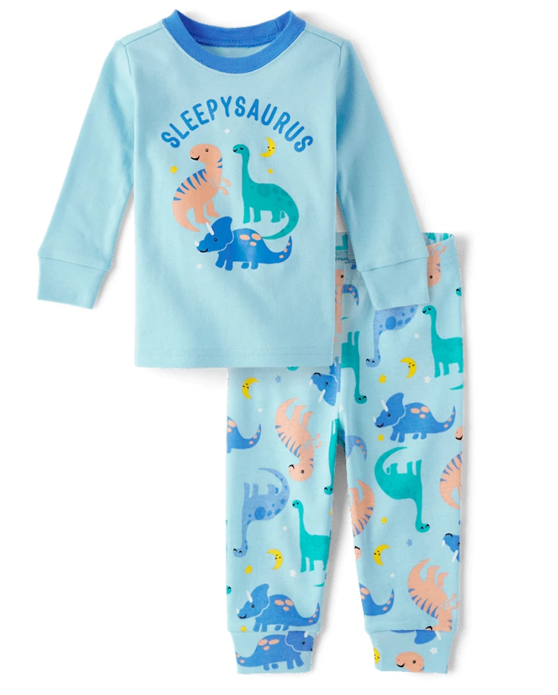 Baby And Toddler Boys Sleepysaurus Pajamas