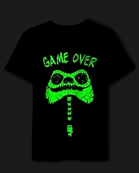 Boys Glow Skeleton Video Game Graphic Tee