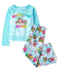 Girls Breakfast Bunch Pajamas