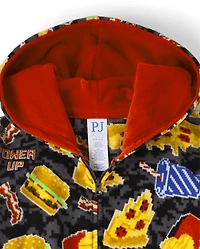 Pyjama une pièce en microfibre polaire pour garçon