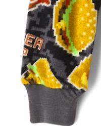 Pyjama une pièce en microfibre polaire pour garçon