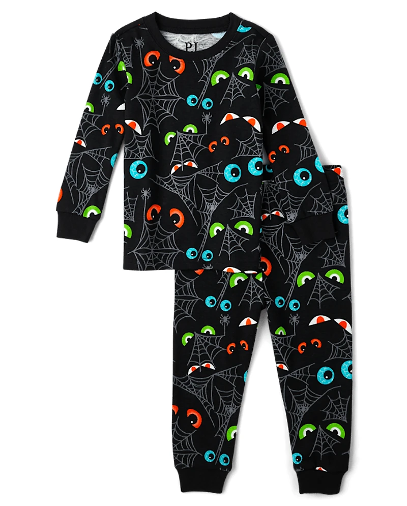 Baby And Toddler Glow Eyes Snug Fit Cotton Pajamas