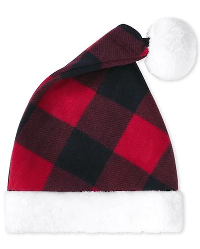 Baby And Toddler Matching Family Plaid Santa Hat