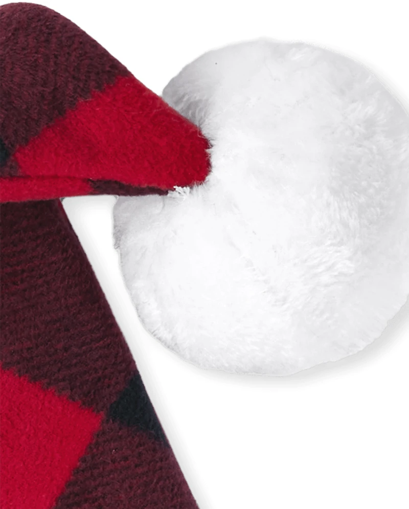 Kids Matching Family Plaid Santa Hat