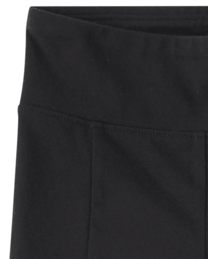 Leggings taille haute fendus pour filles