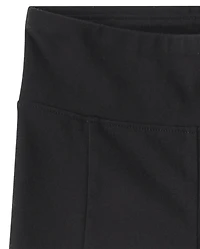 Leggings taille haute fendus pour filles