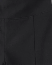 Leggings taille haute fendus pour filles