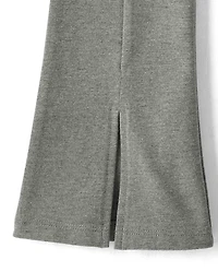 Girls Split Flare High Rise Leggings