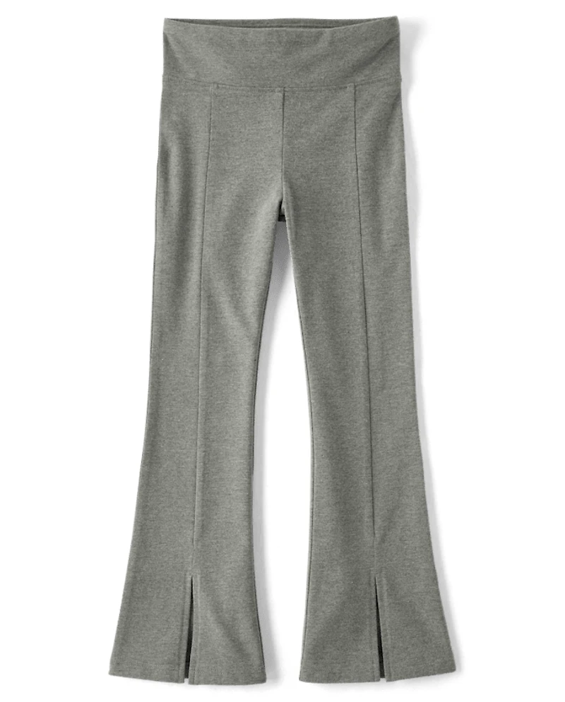 Girls Split Flare High Rise Leggings