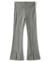 Girls Split Flare High Rise Leggings