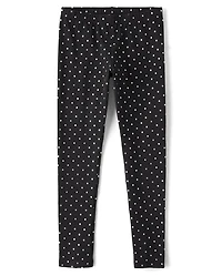 Girls Foil Dot Leggings