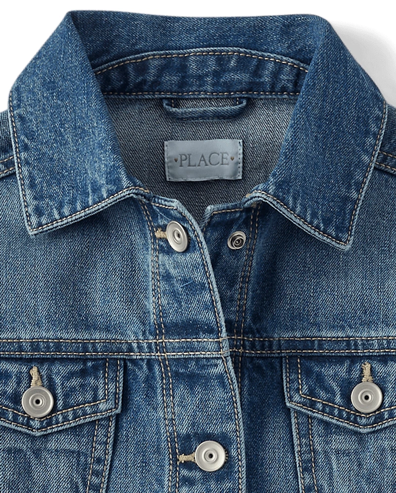 Veste en jean pour fille