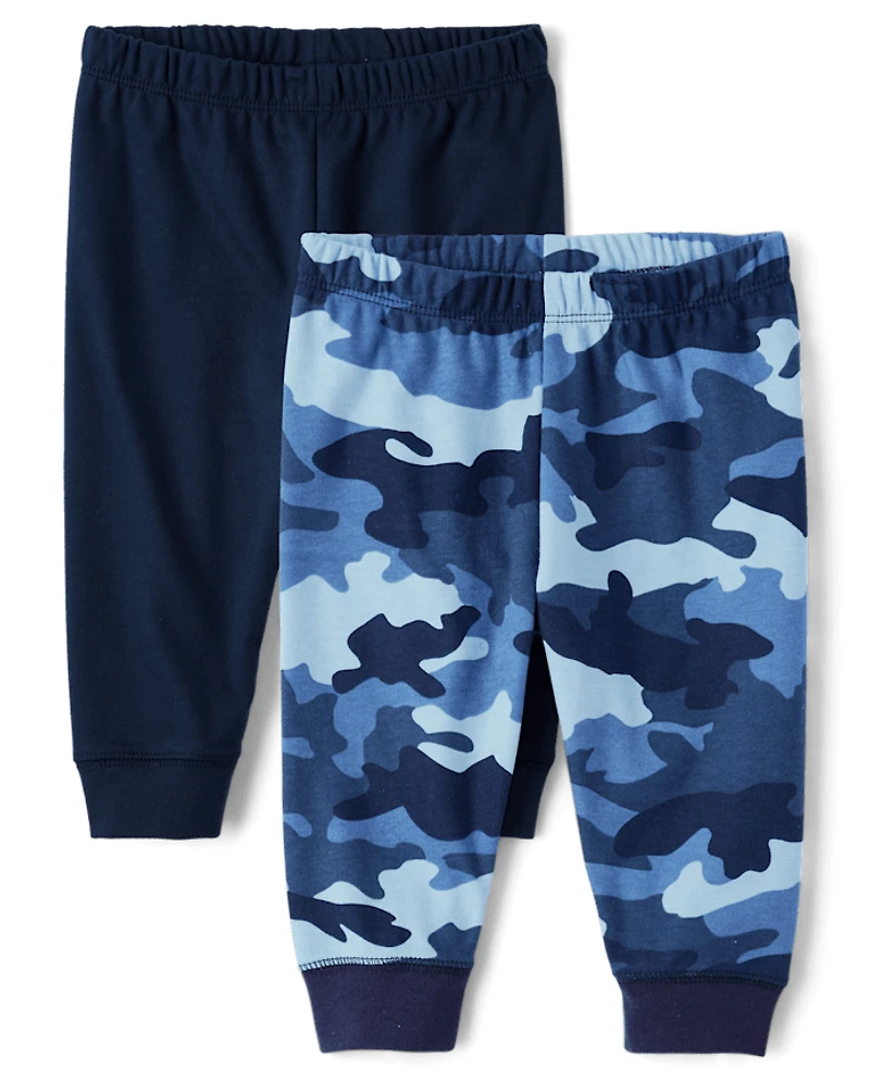 Baby Boys Camo Pants 2-Pack