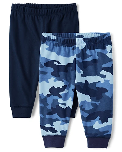 Baby Boys Camo Pants 2-Pack