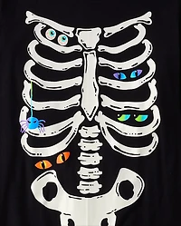 Adult Matching Family Glow Skeleton Cotton Pajamas