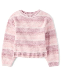 Girls Striped Sweater