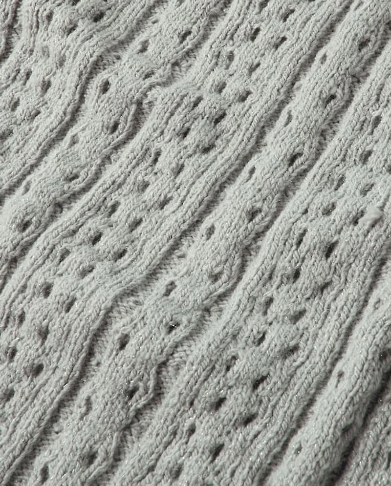 Girls Open Front Cardigan