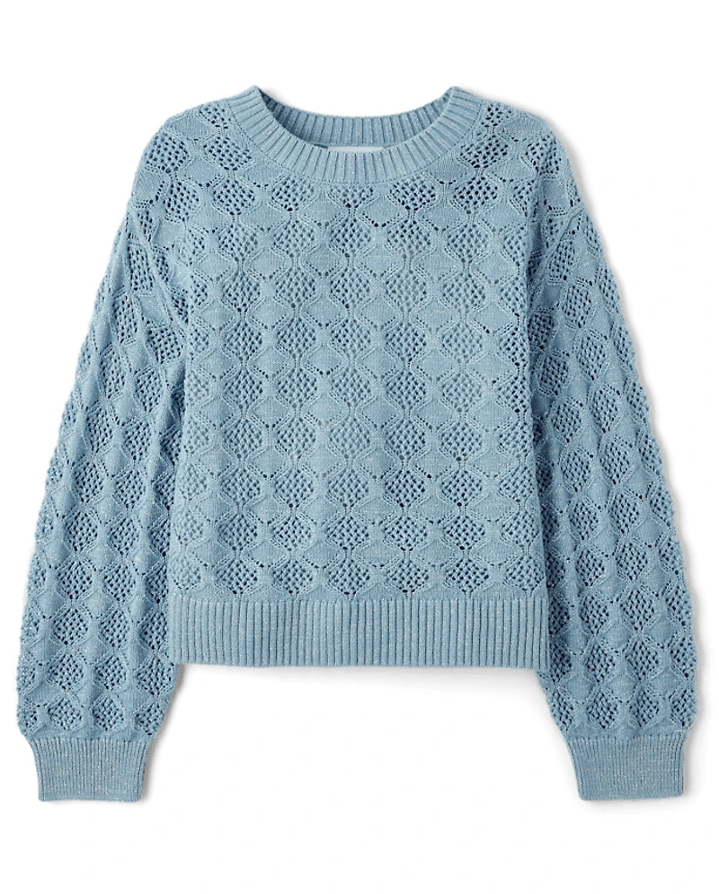 Girls Stitched Sweater