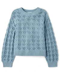 Girls Stitched Sweater
