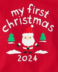 Baby First Christmas Graphic Bodysuit