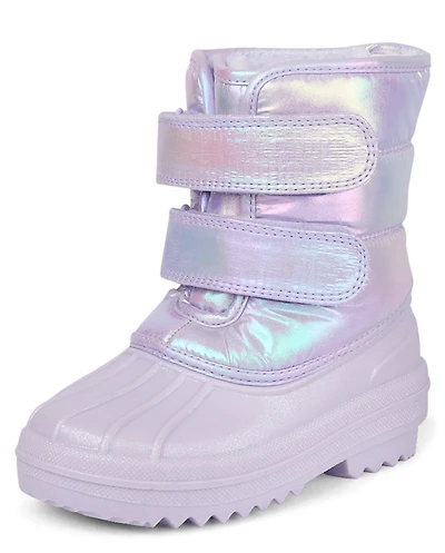 Toddler Girls Iridescent All Weather Boots