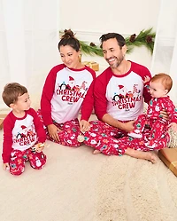 Baby And Toddler Matching Family Christmas Microfleece Footed One Piece Pajamas
