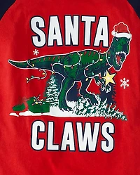 Mens Dad And Me Glow Dino Cotton Pajamas