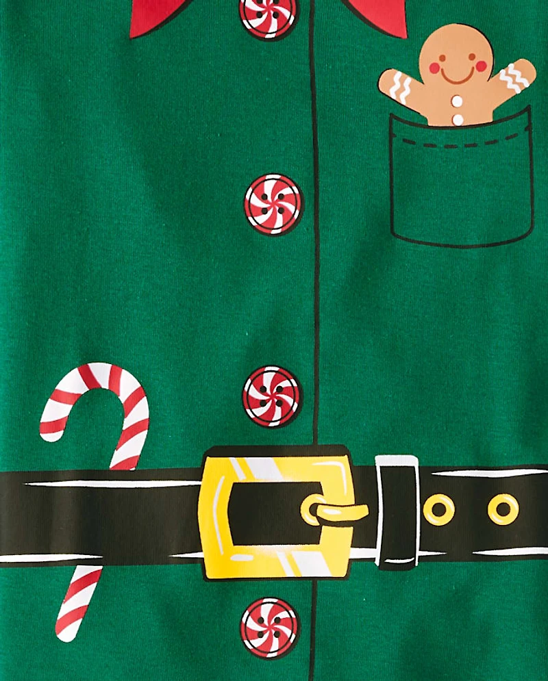 Kids Elf Snug Fit Cotton Pajamas