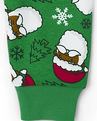 Baby And Toddler Glow Nice List Snug Fit Cotton Pajamas